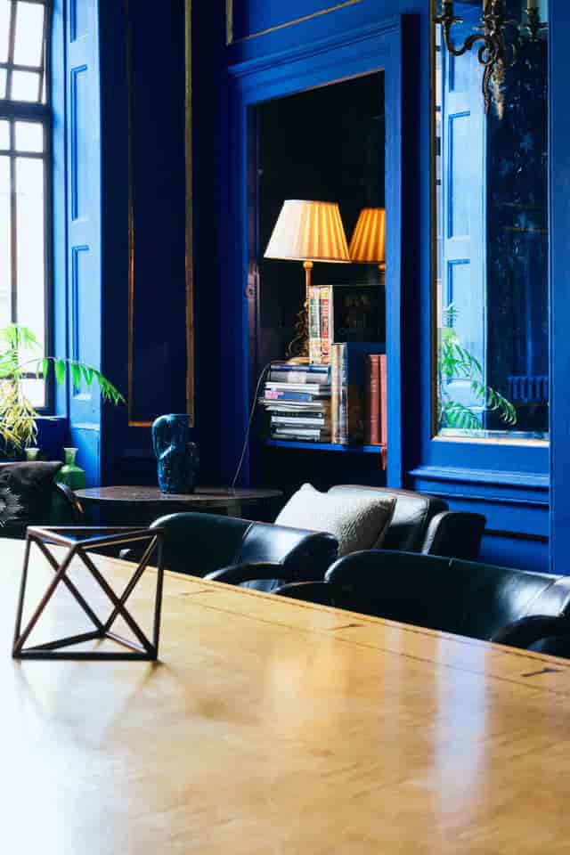 L'Escargot Le Salon Bleu: Jewel-toned VIP lounge, event space