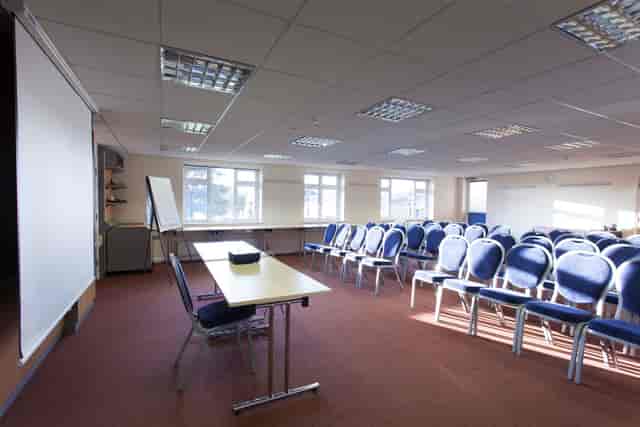 Detling Room at Kent Event Centre, bright meeting space for workshops and presentations.