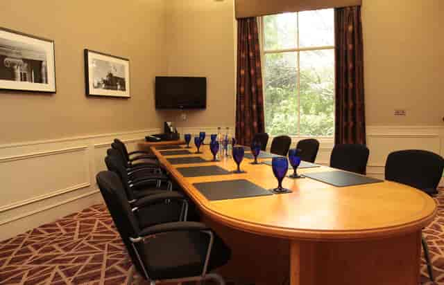Elegant Manor Room at Edinburgh Grosvenor Hotel, perfect for professional meetings and events.