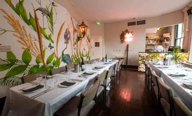 Elegant dining space at The Aviary, ideal for corporate events and intimate gatherings.