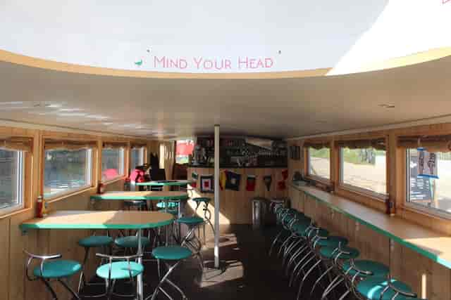 Whole Ship event at The Milk Float with low ceilings, ideal for intimate, high-risk venue bookings.