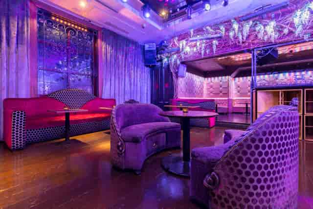 Stylish venue with plush seating for private events and networking at The Cuckoo Club.