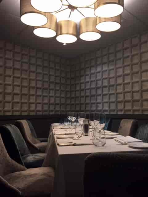 Private dining room with elegant tableware for upscale events at Balls Brothers Minster Court.