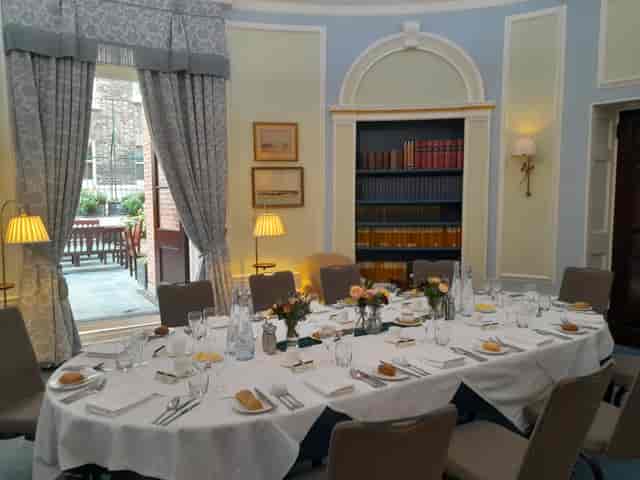 Oval room, Caledonian Club, corporate lunch, awards dinner