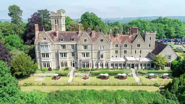 Godstone Room at Nutfield Priory: elegant venue for corporate events and weddings.
