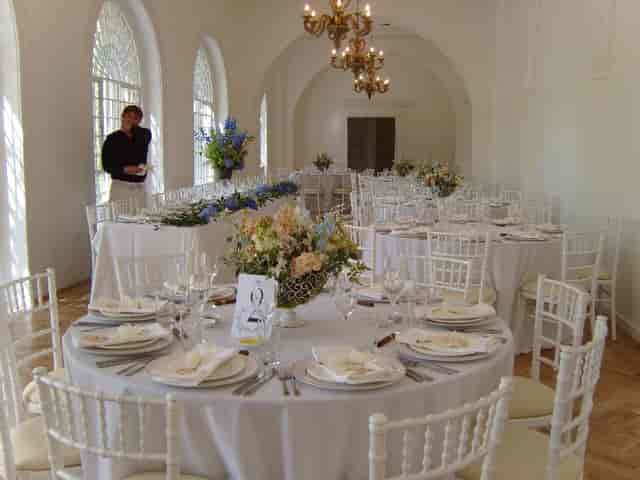 Elegant banquet room at One Marylebone, perfect for weddings and corporate events.
