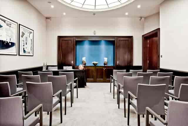 Elegant meeting room at Threadneedles Hotel, London for conferences and gatherings.
