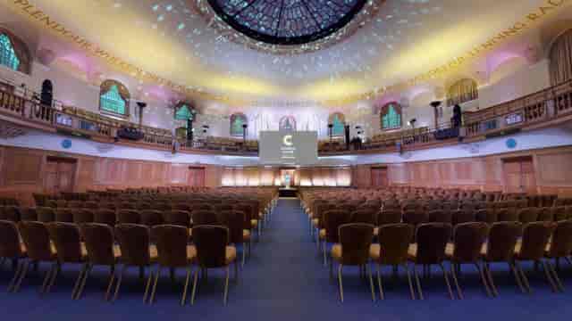 Westminster Assembly Hall, grand dome, plenary, awards ceremony