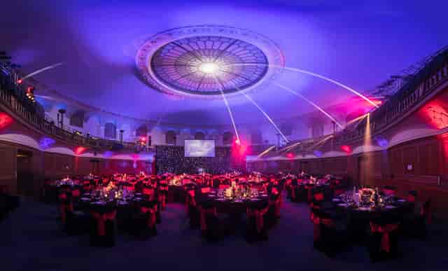 Elegant Assembly Hall in Church House Westminster, ideal for gala and corporate events.