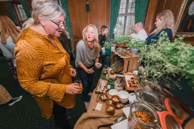 Farm-to-table tasting station, event catering