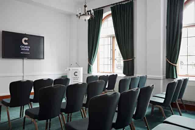 Sir Herbert Baker Room at Church House Westminster, ideal for meetings and presentations.