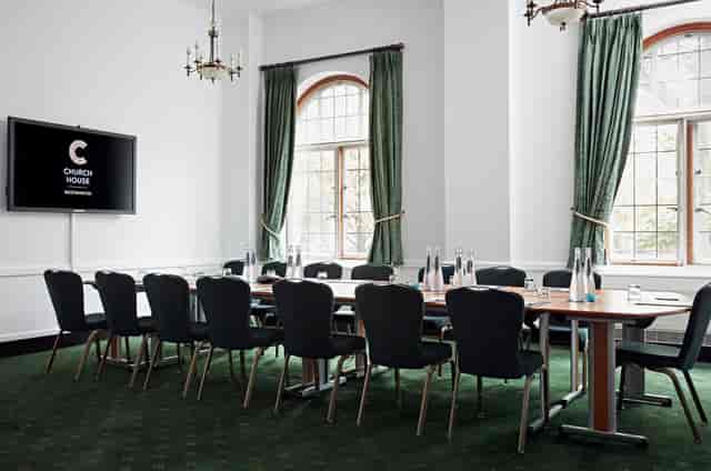 Westminster Room boardroom meeting AV elegant