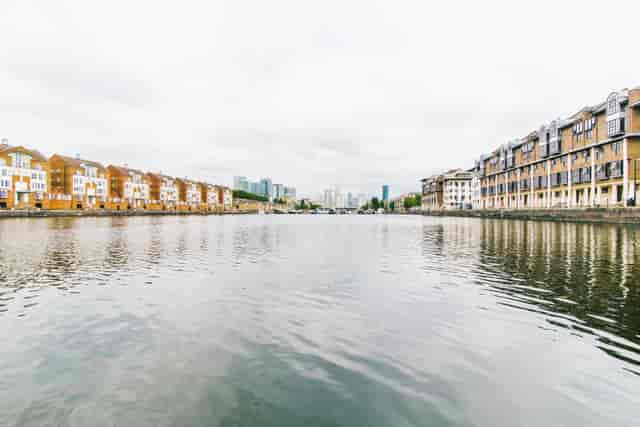 Surrey Docks club room with waterfront view, perfect for outdoor events and networking.