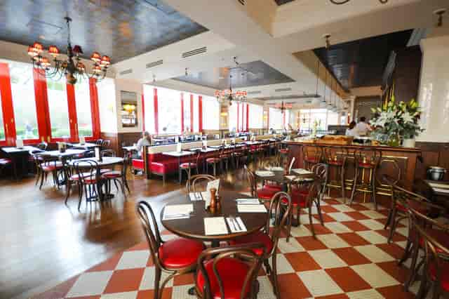 Vibrant Café Rouge St Pauls venue with natural light for meetings and casual events.
