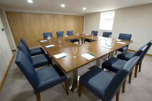 Davies Suite meeting room at Sandford Springs Hotel, ideal for workshops and presentations.