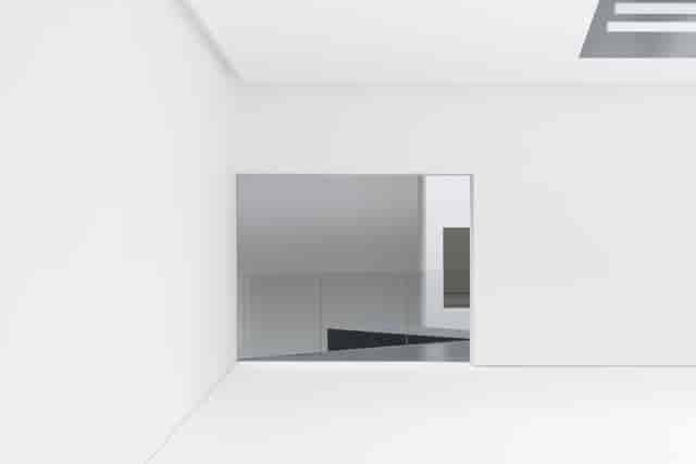 Minimalist meeting space in Studio Wayne McGregor, perfect for workshops and brainstorming.