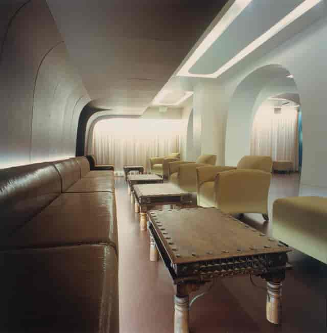 Sleek lounge at Club Bar, ideal for networking events and informal meetings.