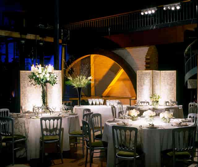 Elegant event space in The Steam Hall, London, perfect for weddings and corporate events.