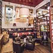 Iberica Canary Wharf restaurant with club seating for VIP breakout sessions and corporate events.