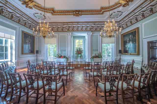 Elegant Council Room at Carlton House Terrace, ideal for corporate meetings and events.