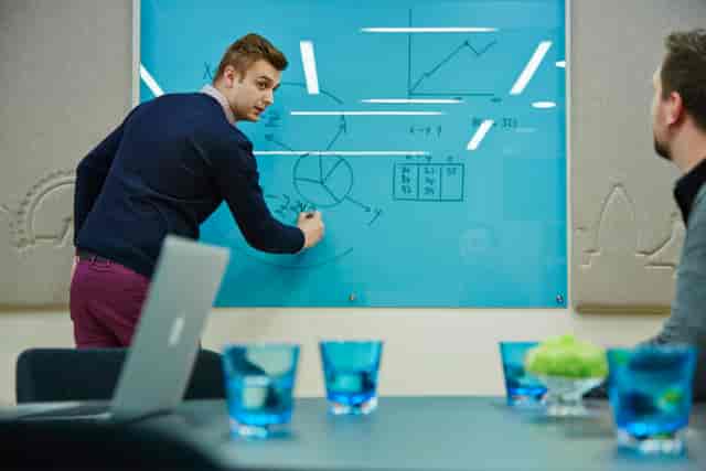 Modern conference room in London Marriott Hotel Kensington for collaborative meetings.