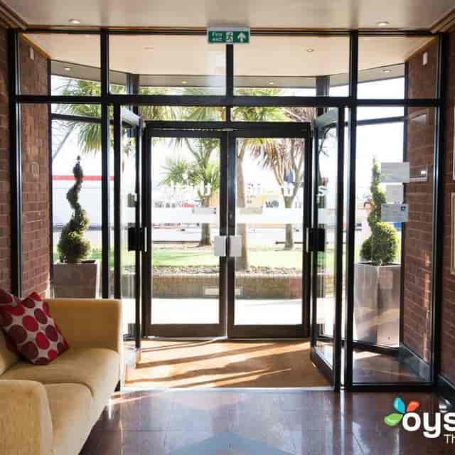Jolliffe Room entrance at Thistle Poole, modern design for professional events.