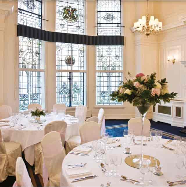 Elegant dining room in The Orient Suite, ideal for weddings and corporate events.