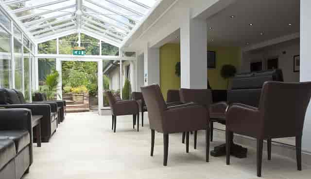 Frankfurt Suite at Regency Park Hotel with modern seating for meetings and networking.