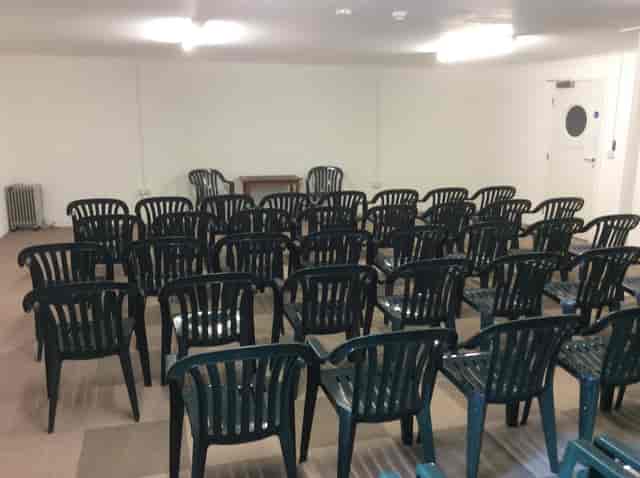 Meeting Room N1 at Deanwood Barn: simple chair setup for events, functional space.