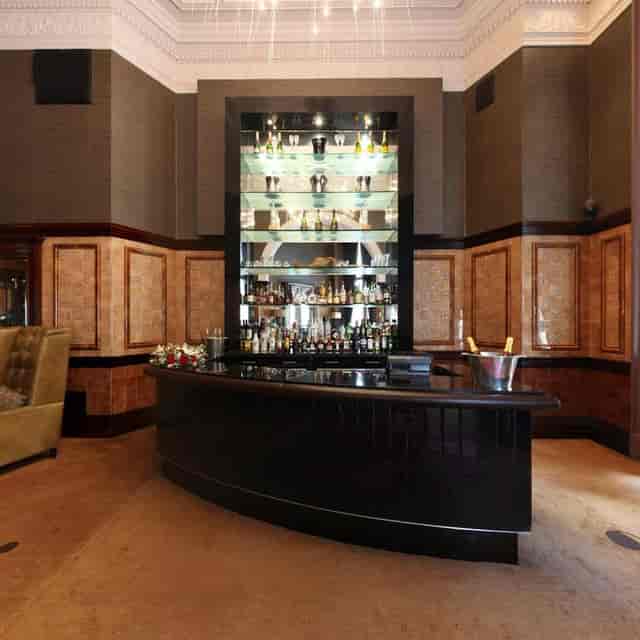 Elegant Churchill's Bar at The Royal Horseguards, perfect for cocktail receptions.