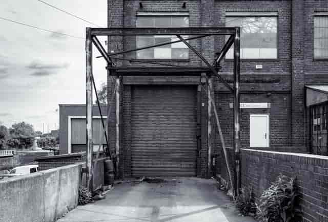 Industrial CRANE venue with brick architecture for creative events and renovations.