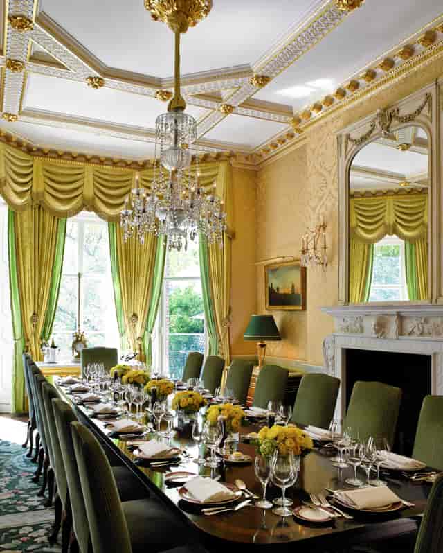 Elegant dining in The Wimborne Room at The Ritz London for corporate events and VIP gatherings.