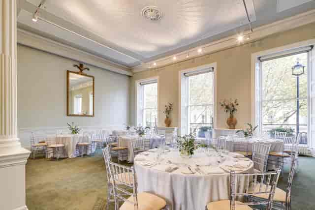 Elegant event venue London, intimate dinner, cocktail reception