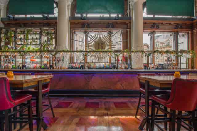 Stylish bar area in Revolution Newcastle, perfect for networking events and cocktail receptions.