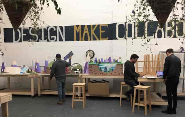 Creative workspace at The Craftyard, ideal for collaborative design workshops.
