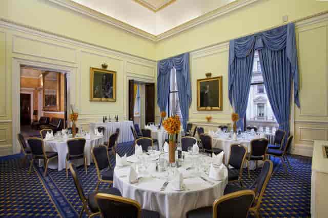 Elegant event space at St James Rooms, ideal for corporate meetings and upscale receptions.