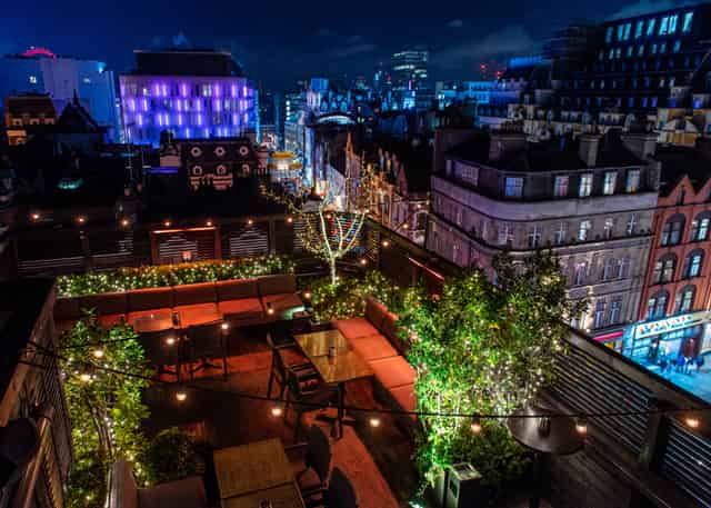 Rooftop Terrace (with retractable glass roof)