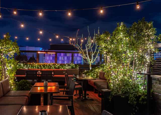 Rooftop Terrace  (with retractable glass roof)