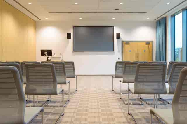 Modern meeting room in King's Hedges, Cambridge, ideal for presentations and workshops.