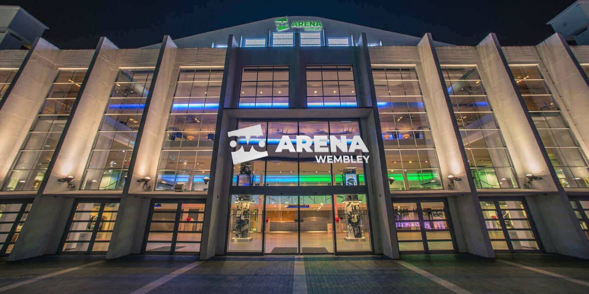 Exterior of OVO Arena Wembley