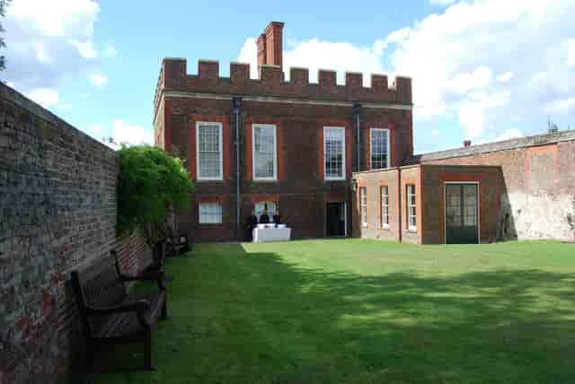 Little Banqueting House at Hampton Court Palace, a charming outdoor event venue.
