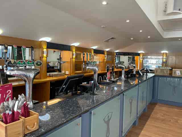 Debentures bar at Twickenham Stoop Stadium, ideal for networking events and receptions.