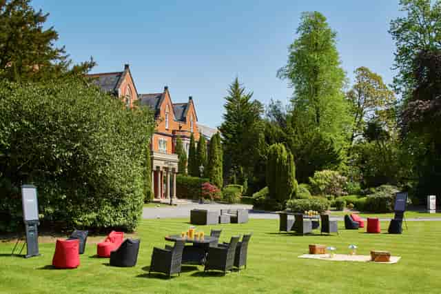 Garden Room at Delta Hotels: lush outdoor venue for events and gatherings.