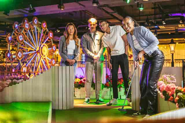 Grand Hotel Bar mini golf event venue