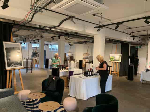 White Space at The Ministry: Industrial-chic art gallery and networking event venue.