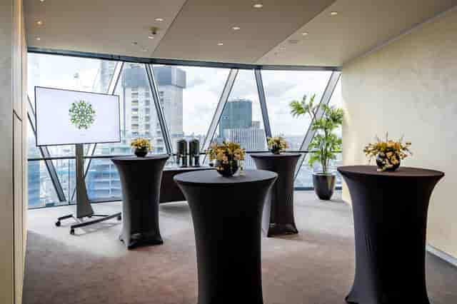 Gherkin private dining: modern event space, networking, product launch
