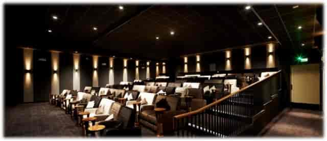 Stylish intimate theater with plush seating for corporate events in Everyman Leeds.