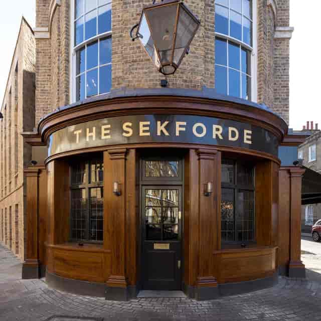 Charming Sekforde venue exterior, perfect for intimate gatherings and networking events.