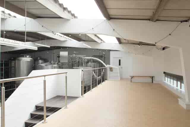 Spacious Boardroom at Small Beer Brewery, ideal for networking events and workshops.