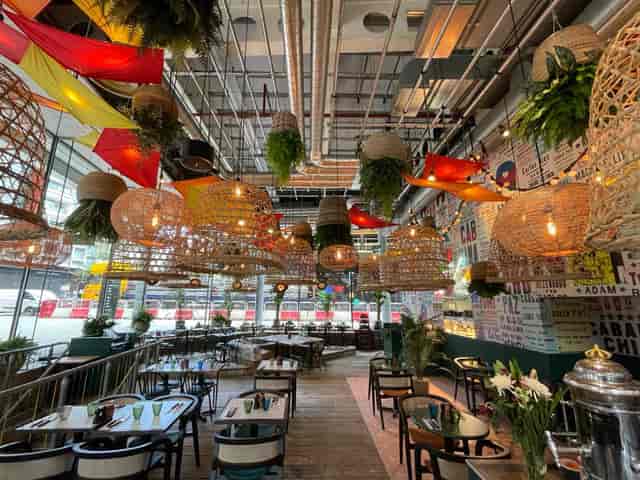 Vibrant Rio Restaurant in Covent Garden, ideal for creative events and gatherings.